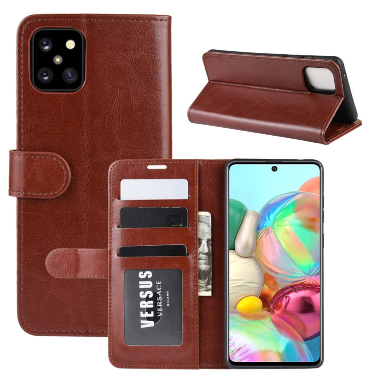 For Galaxy A81 / M60S / Note 10 Lite  R64 Texture Single Horizontal Flip Protective Case with Holder & Card Slots & Wallet& Photo Frame