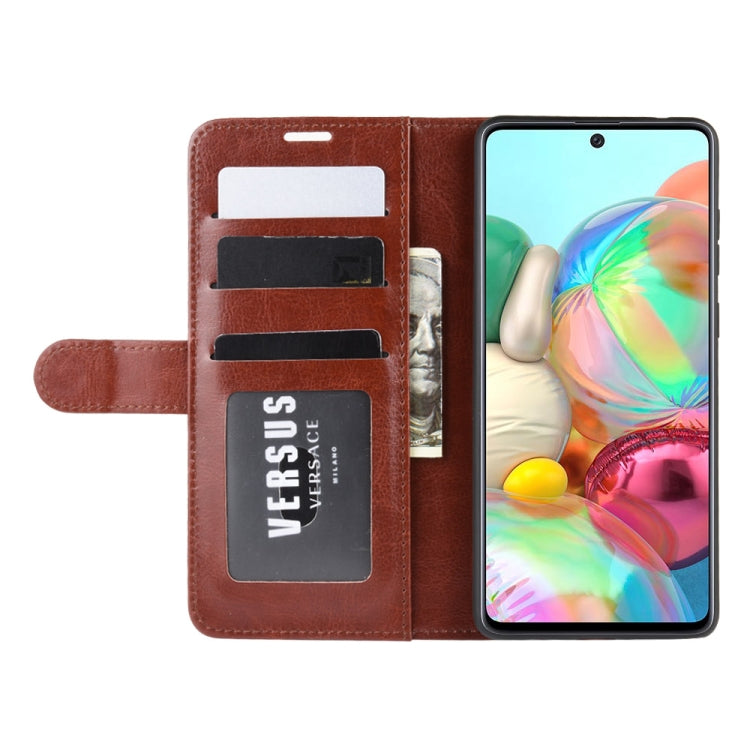 For Galaxy A81 / M60S / Note 10 Lite  R64 Texture Single Horizontal Flip Protective Case with Holder & Card Slots & Wallet& Photo Frame