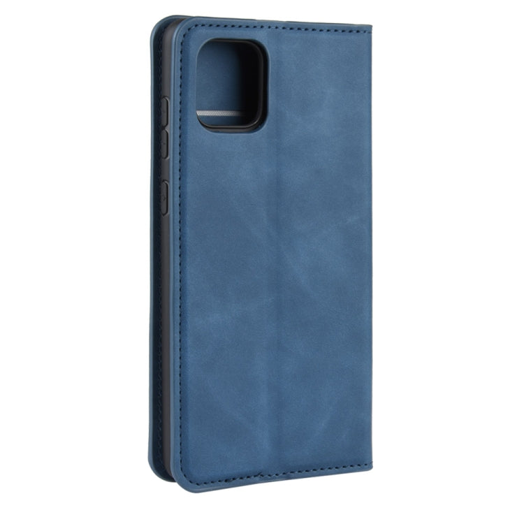 For Galaxy A81 / M60S / Note 10 Lite  Retro-skin Business Magnetic Suction Leather Case with Holder & Card Slots & Wallet