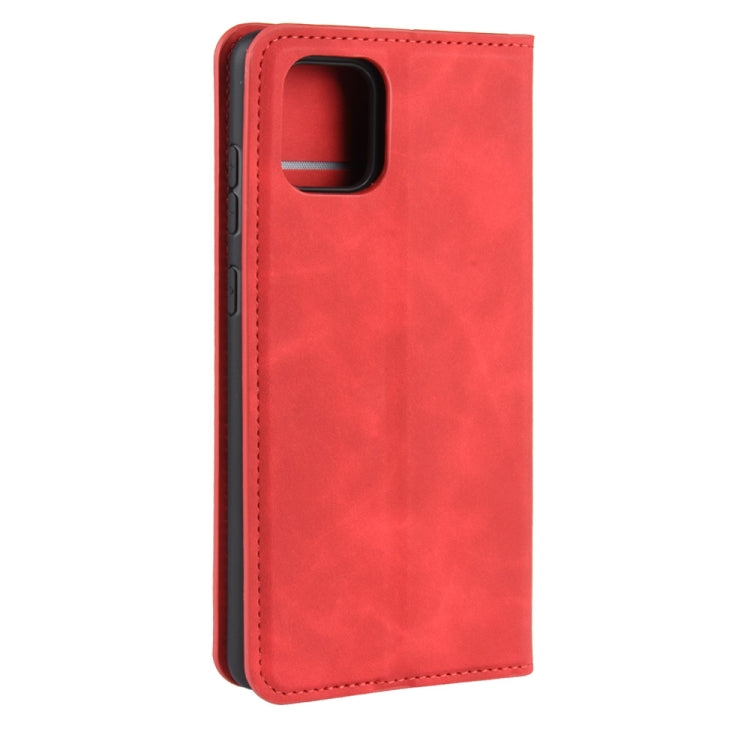 For Galaxy A81 / M60S / Note 10 Lite  Retro-skin Business Magnetic Suction Leather Case with Holder & Card Slots & Wallet