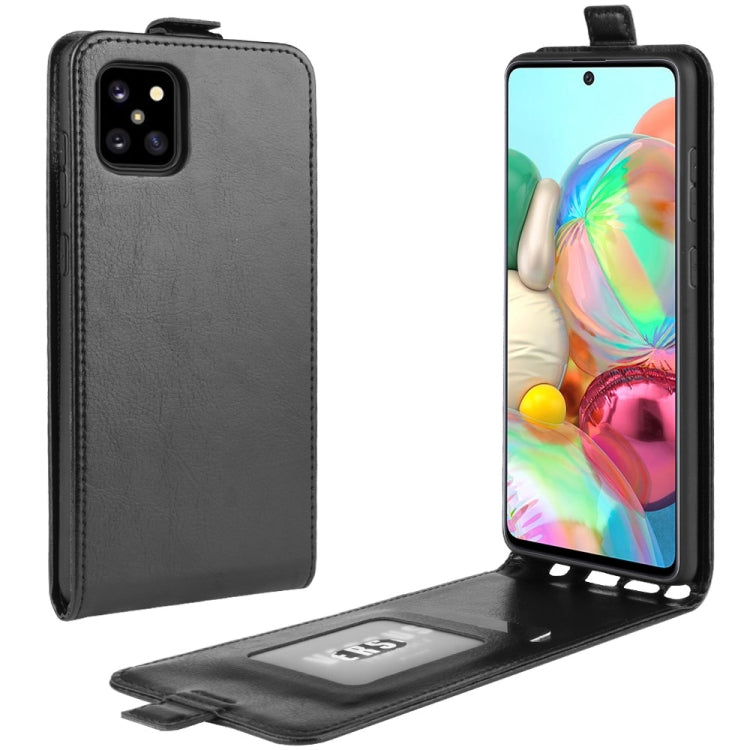 For Galaxy A81 / M60S / Note 10 Lite R64 Texture Single Vertical Flip Leather Protective Case with Card Slots & Photo Frame