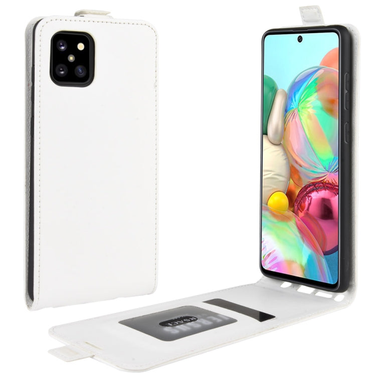 For Galaxy A81 / M60S / Note 10 Lite R64 Texture Single Vertical Flip Leather Protective Case with Card Slots & Photo Frame