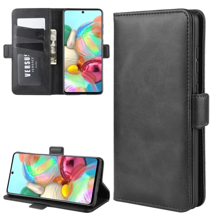 For Galaxy A81 / M60S / Note 10 Lite  Dual-side Magnetic Buckle Horizontal Flip Leather Case with Holder & Card Slots & Wallet