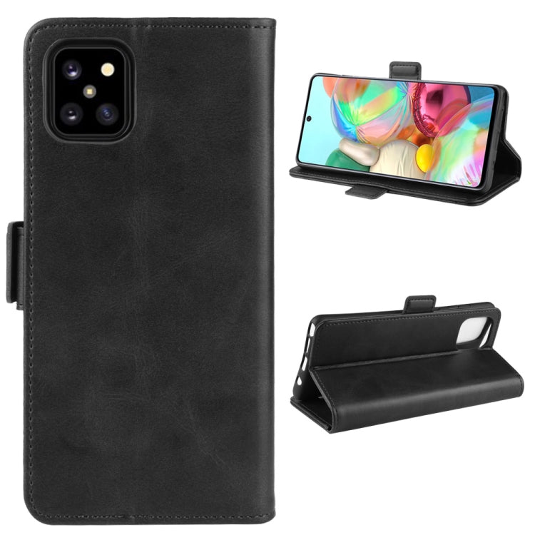 For Galaxy A81 / M60S / Note 10 Lite  Dual-side Magnetic Buckle Horizontal Flip Leather Case with Holder & Card Slots & Wallet