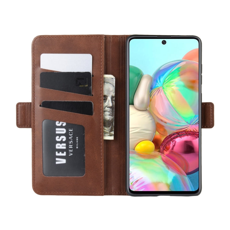 For Galaxy A81 / M60S / Note 10 Lite  Dual-side Magnetic Buckle Horizontal Flip Leather Case with Holder & Card Slots & Wallet