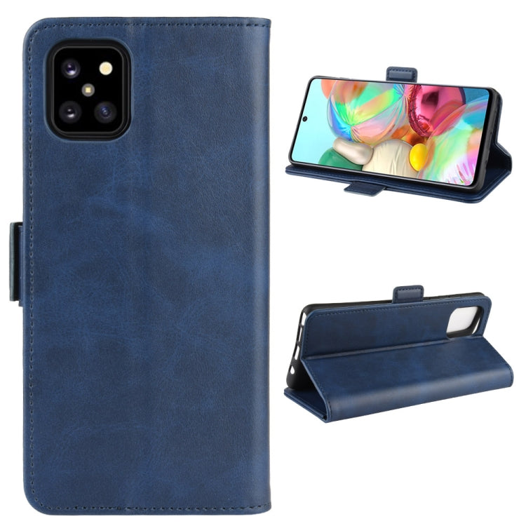 For Galaxy A81 / M60S / Note 10 Lite  Dual-side Magnetic Buckle Horizontal Flip Leather Case with Holder & Card Slots & Wallet