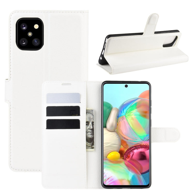 For Galaxy A81 / M60S / Note 10 Lite Litchi Texture Horizontal Flip Protective Case with Holder & Card Slots & Wallet