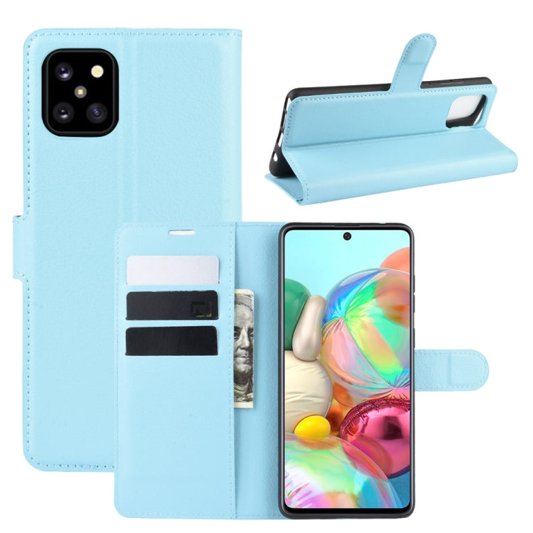 For Galaxy A81 / M60S / Note 10 Lite Litchi Texture Horizontal Flip Protective Case with Holder & Card Slots & Wallet