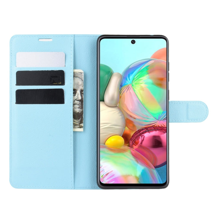 For Galaxy A81 / M60S / Note 10 Lite Litchi Texture Horizontal Flip Protective Case with Holder & Card Slots & Wallet