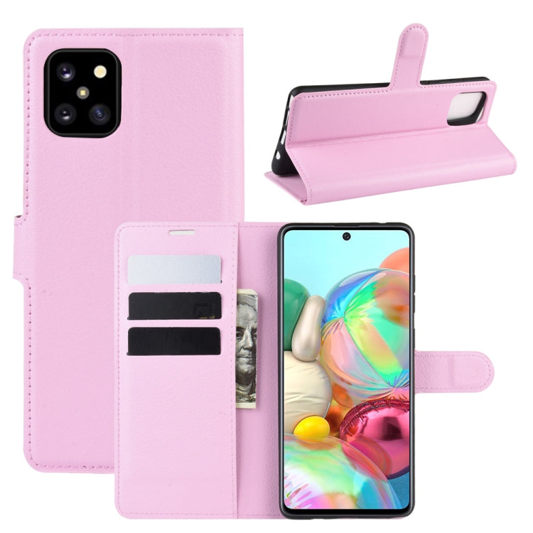 For Galaxy A81 / M60S / Note 10 Lite Litchi Texture Horizontal Flip Protective Case with Holder & Card Slots & Wallet