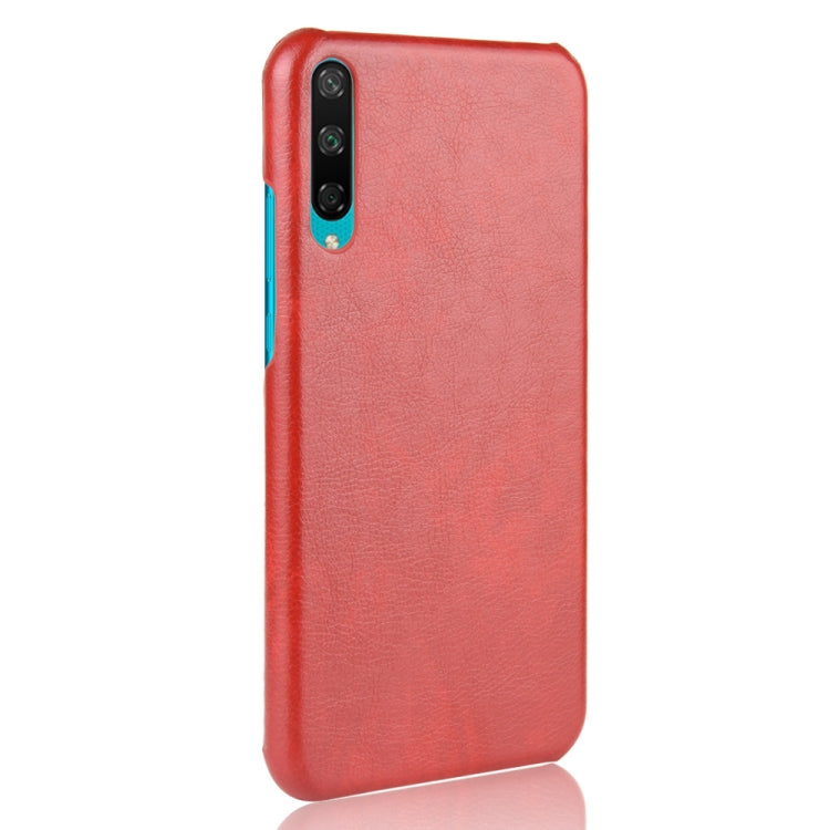 For Huawei Enjoy 10 Shockproof Litchi Texture PC + PU Case
