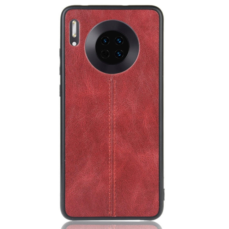 For Huawei Mate 30 Shockproof Sewing Cow Pattern Skin PC + PU + TPU Case