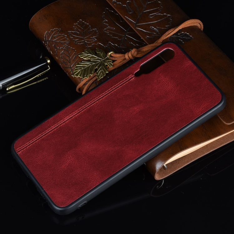 For Huawei Honor 9X Pro / 9X / Y9S Shockproof Sewing Cow Pattern Skin PC + PU + TPU Case