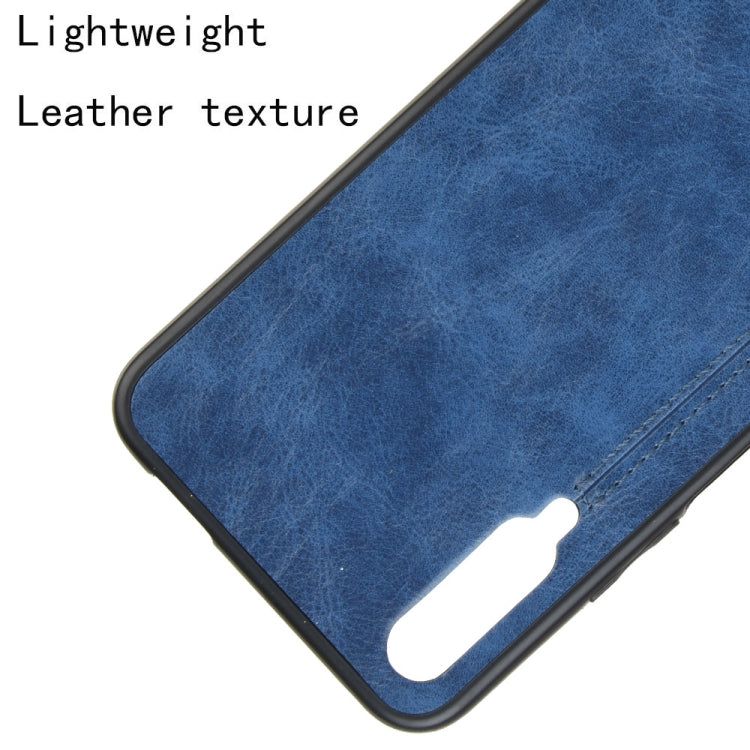 For Huawei Honor 9X Pro / 9X / Y9S Shockproof Sewing Cow Pattern Skin PC + PU + TPU Case