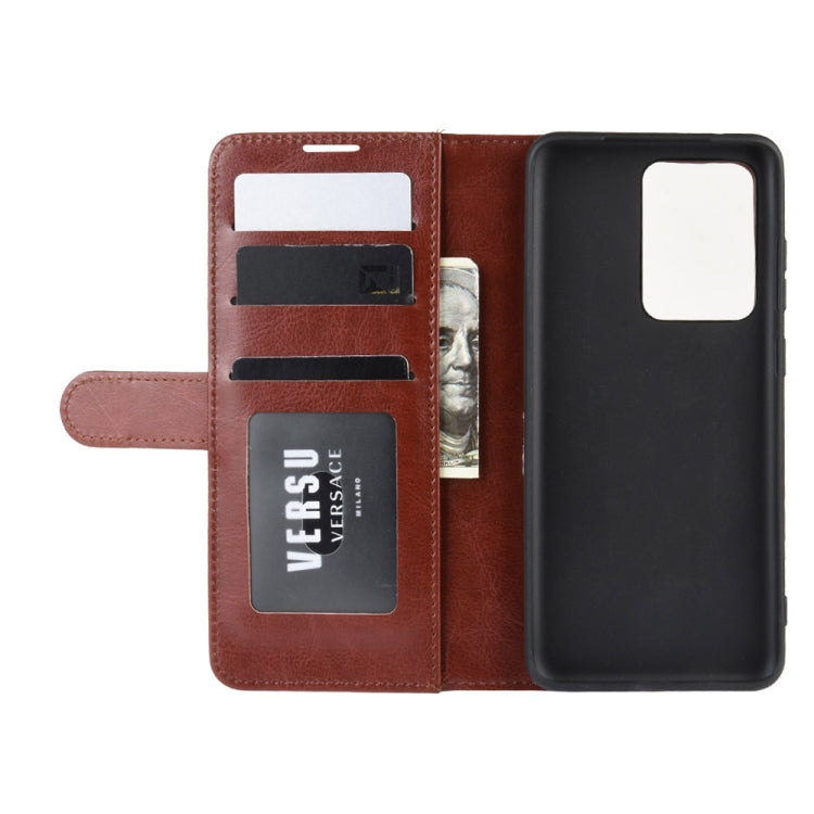 For Galaxy S20 Ultra R64 Texture Single Horizontal Flip Protective Case with Holder & Card Slots & Wallet& Photo Frame