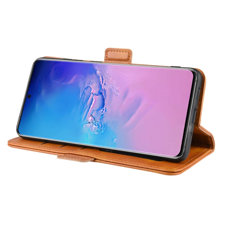 For Galaxy S20 Ultra Dual-side Magnetic Buckle Horizontal Flip Leather Case with Holder & Card Slots & Wallet