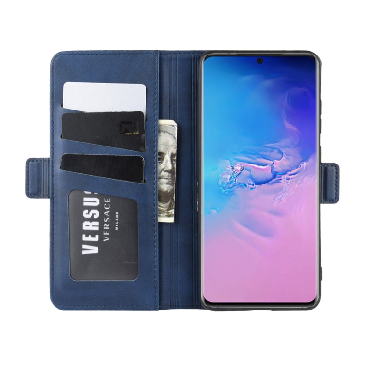 For Galaxy S20 Ultra Dual-side Magnetic Buckle Horizontal Flip Leather Case with Holder & Card Slots & Wallet