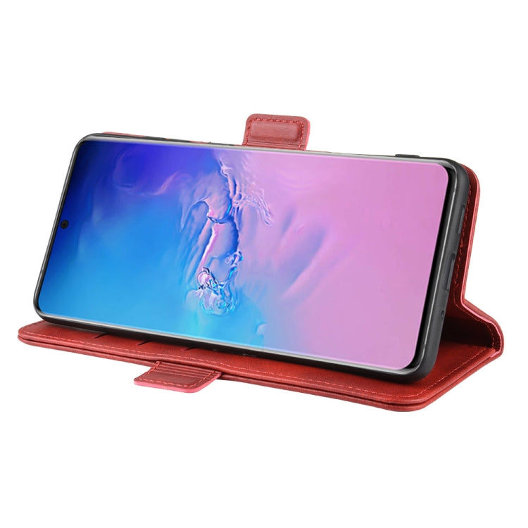 For Galaxy S20 Ultra Dual-side Magnetic Buckle Horizontal Flip Leather Case with Holder & Card Slots & Wallet