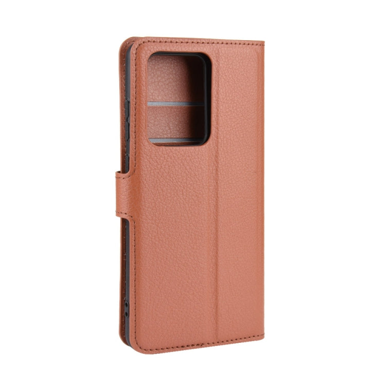 For Galaxy S20 Ultra Litchi Texture Horizontal Flip Protective Case with Holder & Card Slots & Wallet