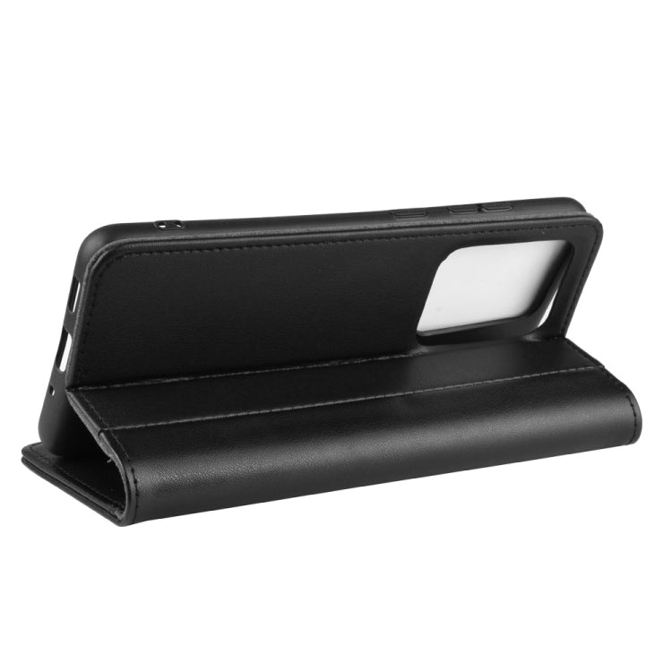 For Galaxy S20 Ultra Horizontal Flip Genuine Leather Case with Holder & Card Slots & Wallet