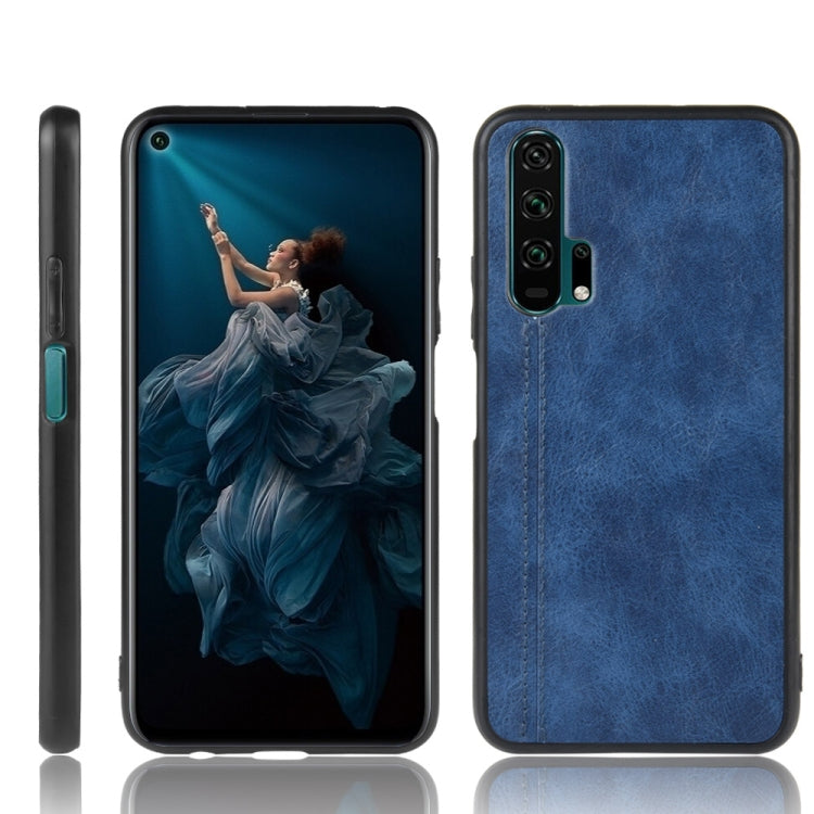 For Huawei Honor 20 Pro Shockproof Sewing Cow Pattern Skin PC + PU + TPU Case