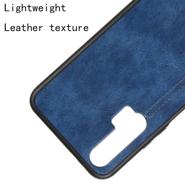 For Huawei Honor 20 Pro Shockproof Sewing Cow Pattern Skin PC + PU + TPU Case