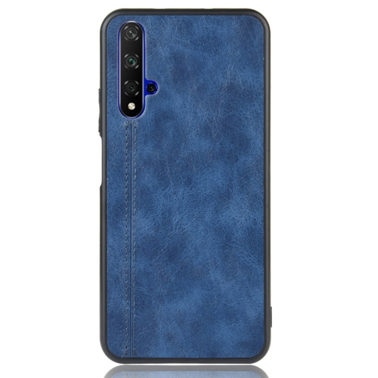 For  Huawei Honor 20 Shockproof Sewing Cow Pattern Skin PC + PU + TPU Case