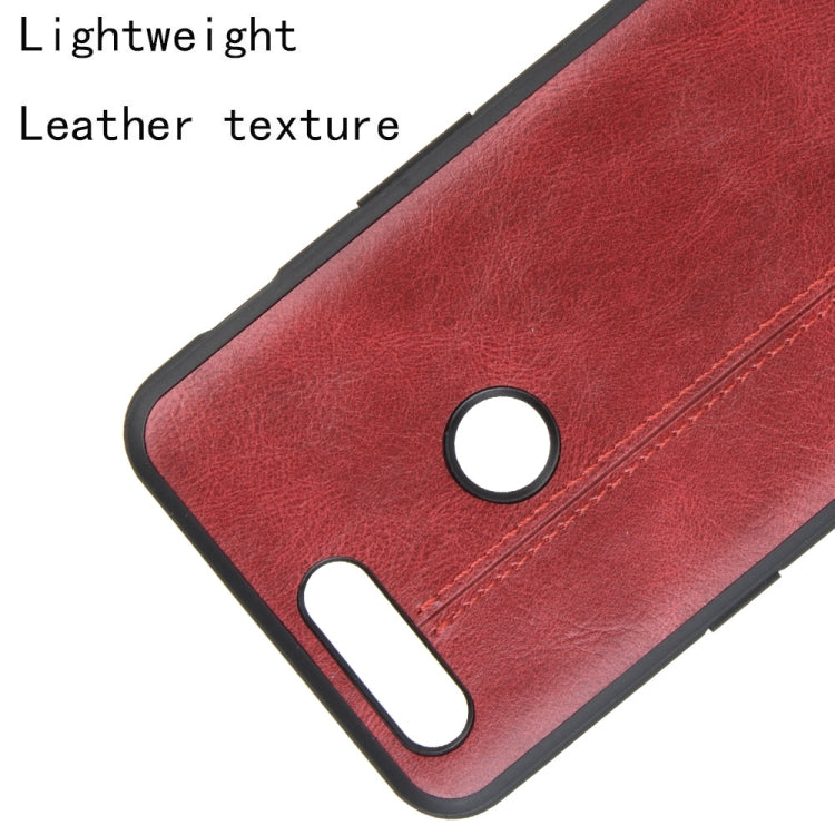 For OnePlus 5T Shockproof Sewing Cow Pattern Skin PC + PU + TPU Case