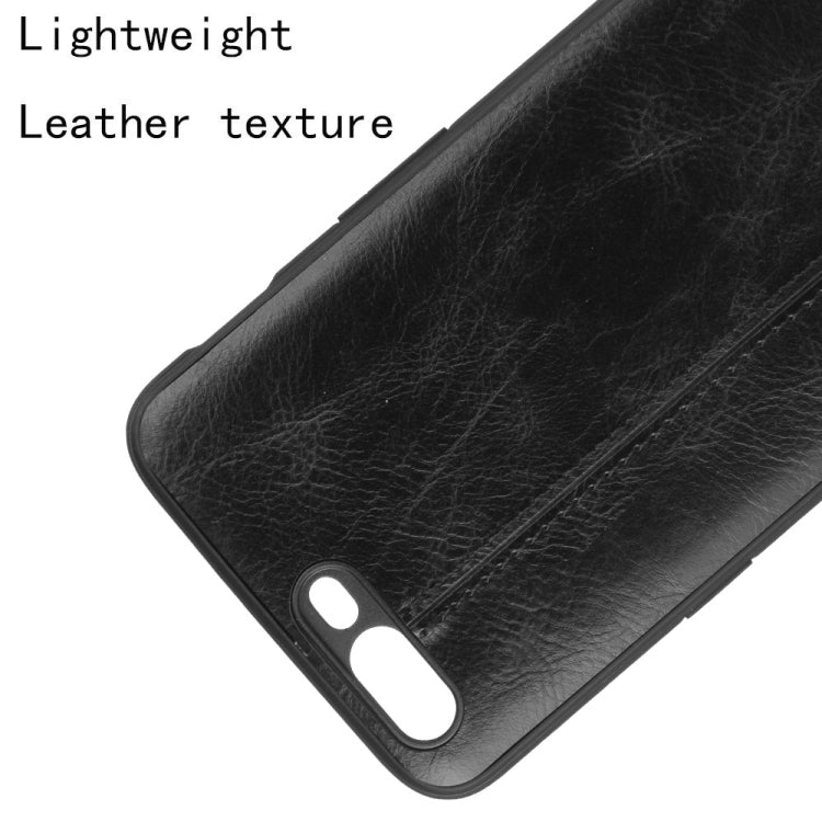 For OnePlus 5 Shockproof Sewing Cow Pattern Skin PC + PU + TPU Case