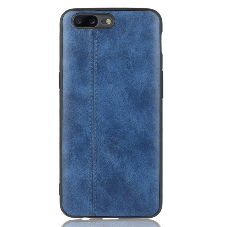 For OnePlus 5 Shockproof Sewing Cow Pattern Skin PC + PU + TPU Case