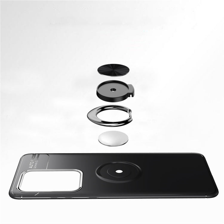 For Galaxy S20 Ultra Metal Ring Holder 360 Degree Rotating TPU Case