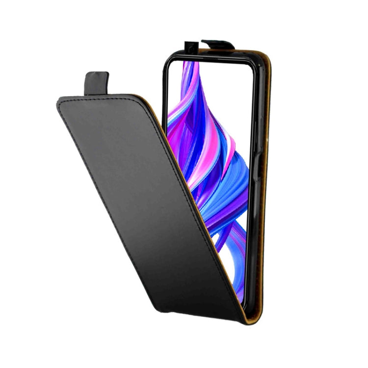 For Huawei Honor 9X Pro Business Style Vertical Flip TPU Leather Case  with Card Slot(Black)