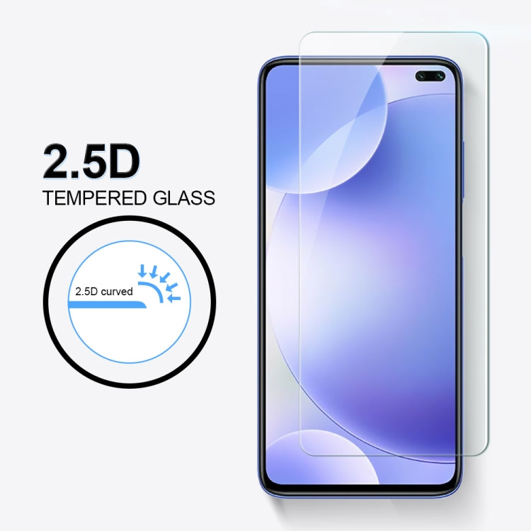 10PCS For Xiaomi Redmi K30  mocolo 0.33mm 9H 2.5D Tempered Glass Film(Clear)