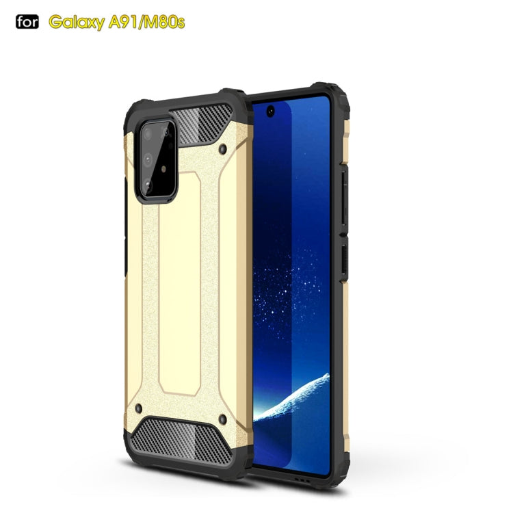 For Galaxy A91 / M80s Magic Armor TPU + PC Combination Case