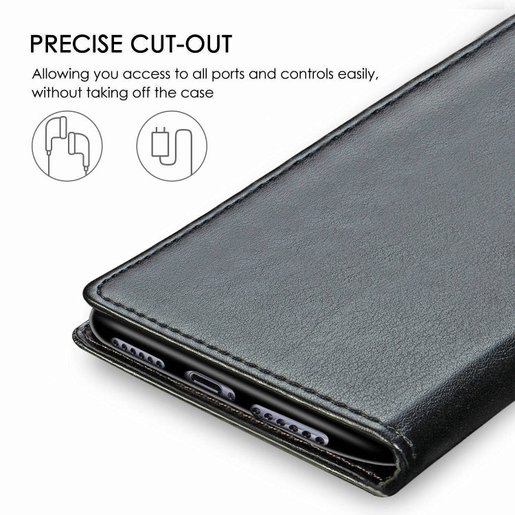 For Xiaomi Mi 9 Pro / 5G Retro Solid Color Leather Buckle Mobile Phone Protection Leather Case with Photo Frame & Card Slot & Wallet & Bracket Function