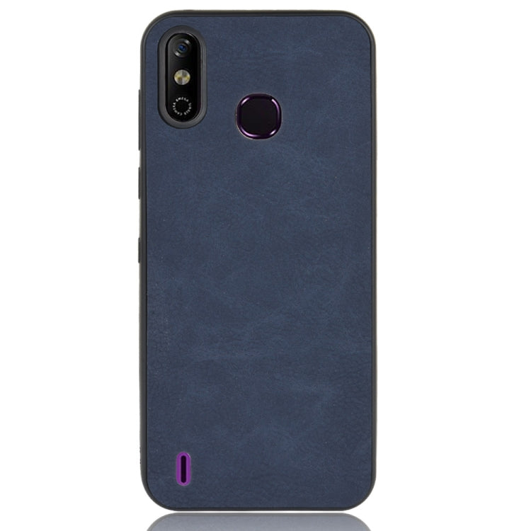 For Infinix Smart 4/4C/X653 Shockproof Sheep Skin PC + PU + TPU Case(Blue)
