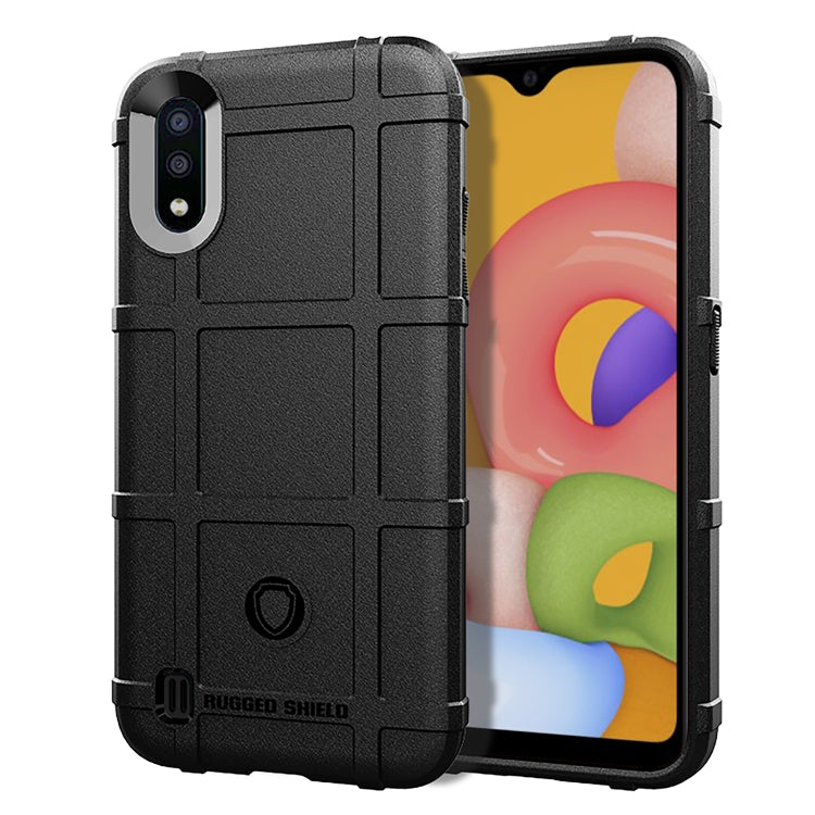 For Galaxy A01 Full Coverage Shockproof TPU Case