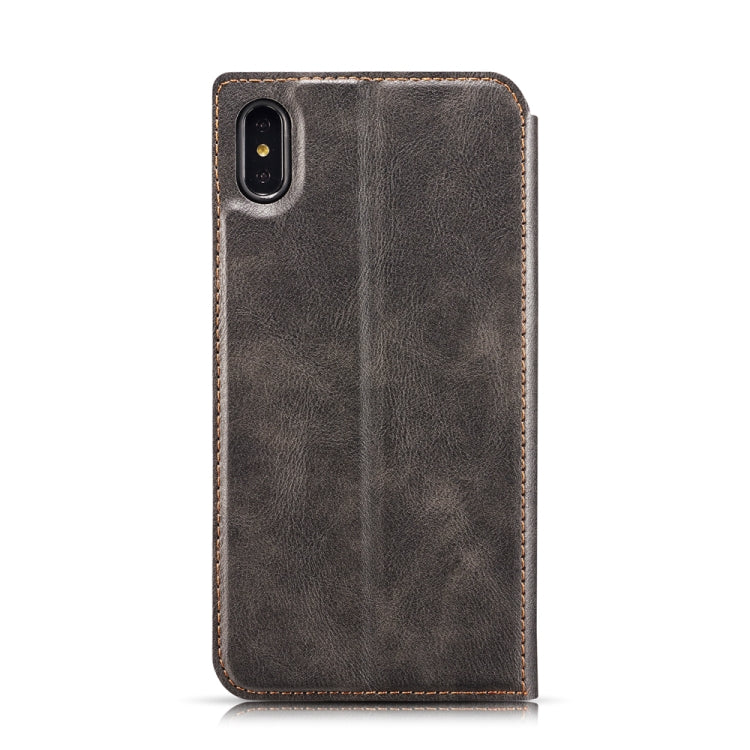 For Xiaomi Xiaomi 7A Retro Simple Ultra-thin Magnetic Leather Case with Holder & Card Slots & Lanyard