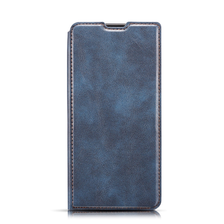 For Xiaomi Redmi 8A Retro Simple Ultra-thin Magnetic Leather Case with Holder & Card Slots & Lanyard