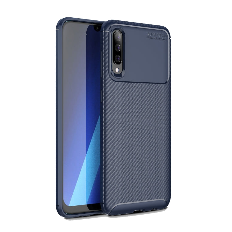 For OPPO RENO 3  Carbon Fiber Texture Shockproof TPU Case