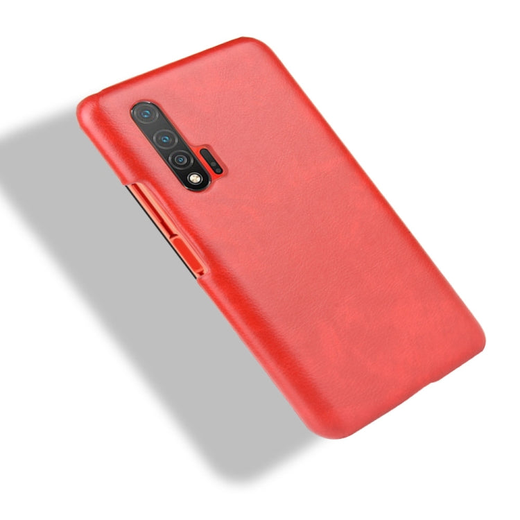 For Huawei Nova 6 5G Shockproof Litchi Texture PC + PU Case