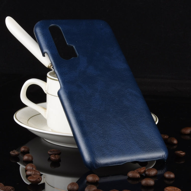 For Huawei Nova 6 5G Shockproof Litchi Texture PC + PU Case