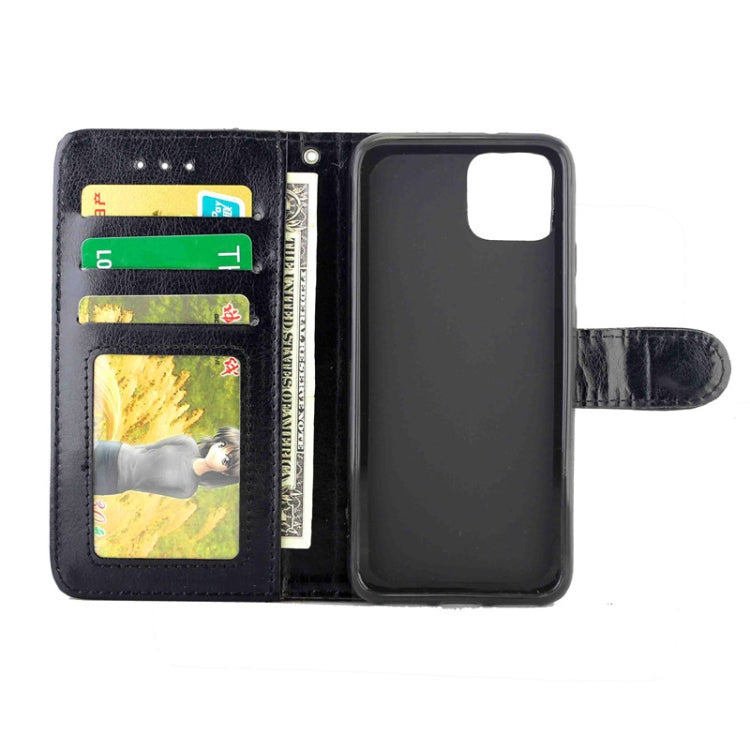 For Google Pixel4 Crazy Horse Texture Leather Horizontal Flip Protective Case with Holder & Card Slots & Wallet & Photo Frame