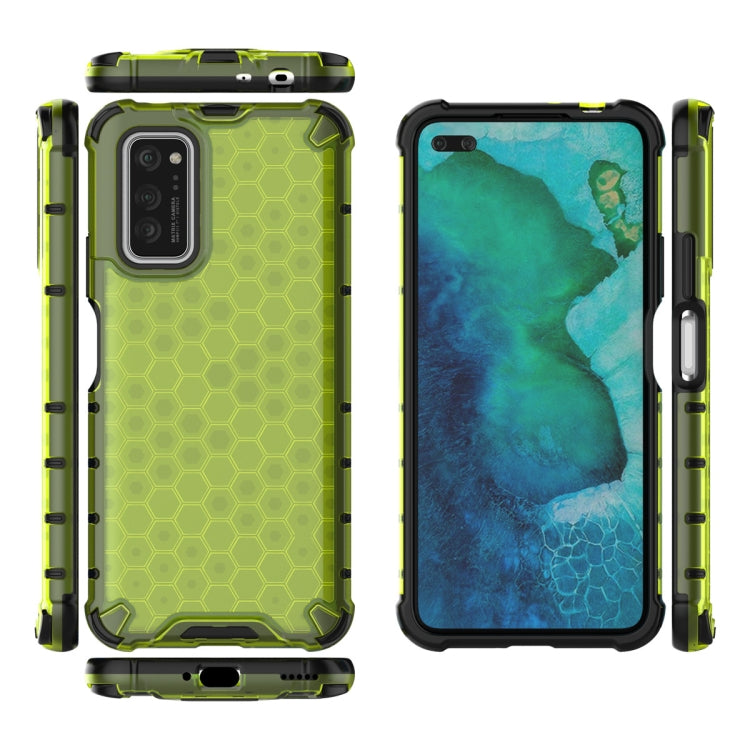 For Galaxy S20+ Shockproof Honeycomb PC + TPU Case