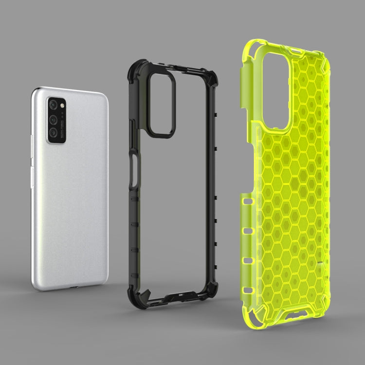 For Galaxy S20+ Shockproof Honeycomb PC + TPU Case