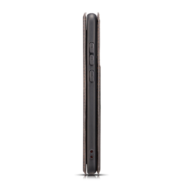 For Xiaomi Mi 9  Retro Simple Ultra-thin Magnetic Leather Case with Holder & Card Slots & Lanyard