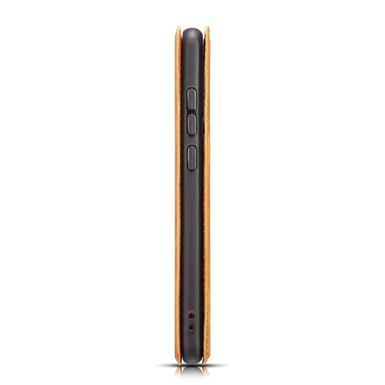 For Xiaomi Mi A3 Retro Simple Ultra-thin Magnetic Leather Case with Holder & Card Slots & Lanyard