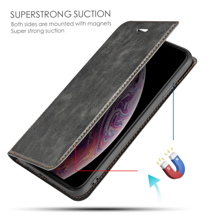 For Galaxy S20+ Retro Simple Ultra-thin Magnetic Leather Case with Holder & Card Slots & Lanyard