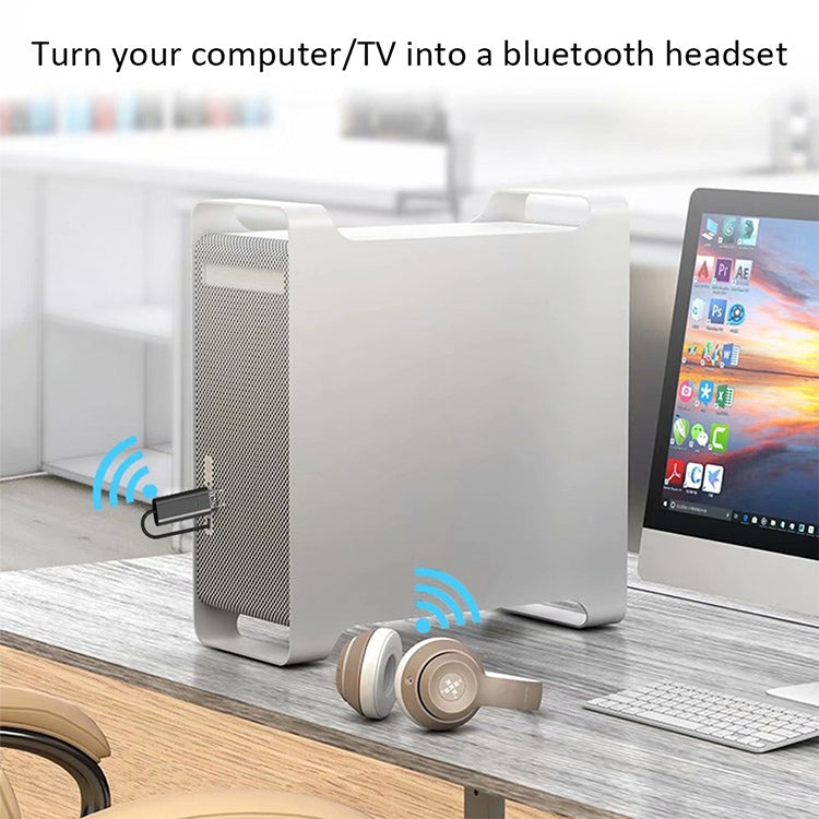 GS008 2 in 1 USB Flex 5.0 Wireless Bluetooth Audio Receiver Transmitter