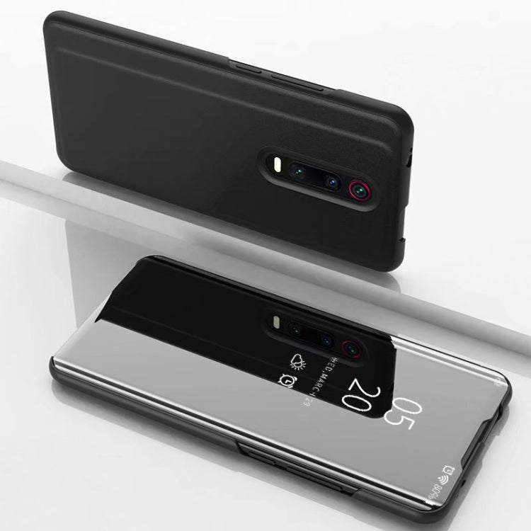 For Xiaomi Redmi K30 Plated Mirror Horizontal Flip Leather with Stand Mobile Phone Holster